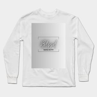 White Gradient Long Sleeve T-Shirt